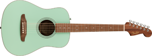 Fender California Standard Redondo Mini with Bag Spruce Top Surf Green