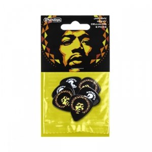 Dunlop Hendrix Aura Mandala 6 szt kostki gitarowe