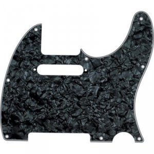 Fender Telecaster pickguard black moto