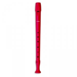 Hohner 9508 Red flet prosty sopran C plastik niemiecki etui