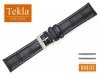 TEKLA 20 mm pasek skórzany PT25 białe szycie