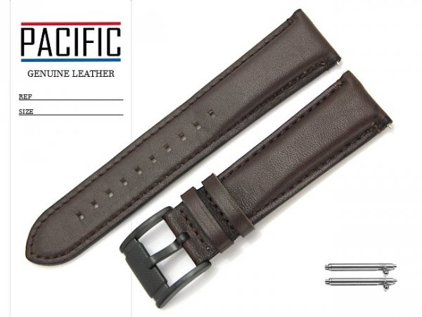 PACIFIC 22 mm pasek skórzany W56 brązowy W56-6S-22