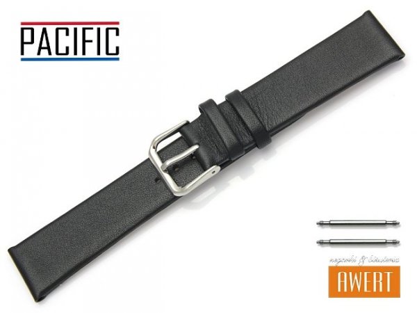 PACIFIC 20 mm pasek skórzany W86 czarny