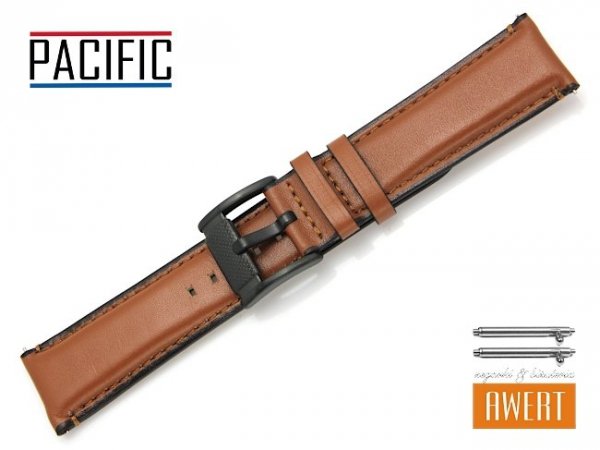PACIFIC 22 mm pasek skórzany W56 brązowy W56-5S-22