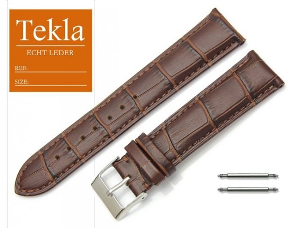 TEKLA 20 mm pasek skórzany PT41 brązowy