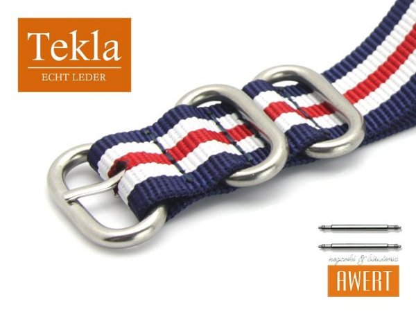 TEKLA 18 mm NATO HEAVY TN11 pasek nylon TN11-01-18