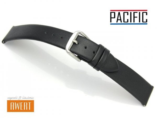 PACIFIC 22 mm pasek skórzany W86 czarny