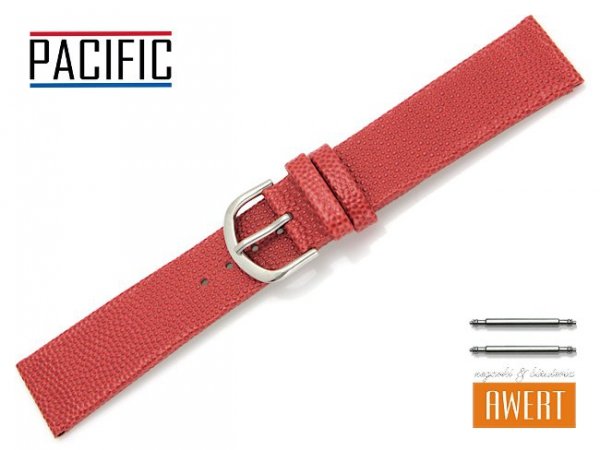 PACIFIC 20 mm pasek skórzany W42 czerwony W42L-4S-20