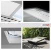Solar-Hitzeschutz-Markise Velux MSG für Flachdach-Fenster, solarbetrieben