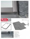 Kombi-Eindeckrahmen Roto Q-4 EDS 2/2 Eindeckrahmen - für Flachdecken und profilierte Eindeckmaterialien bis max. 35 / Dachziegel oder Bitumenschindeln Schiefer www.house-4u.eu