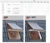 OKPOL Hitzeschutz-Markise AMW Außenzubehör Markise Anti-Hitze-Markise für OKPOL Dachfenster [interne montage Okpol AMW]