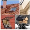 VELUX Dachfenster GTL 3070 Uw=1,3 Holz Wohn- und Ausstiegsfenster mit Klapp-Schwing-Funktion klar lackiert THERMO  Aluminium