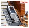 Dachluken Okpol IGWX+ E2 55x98 für Nutzräume Uw=1,2 Dachausstiegsfenster aus Kunststoff SOLID+ PVC - Ausstiegsfenster - Dachausstieg - Dachluke - Dachfenster  _ house-4u.de