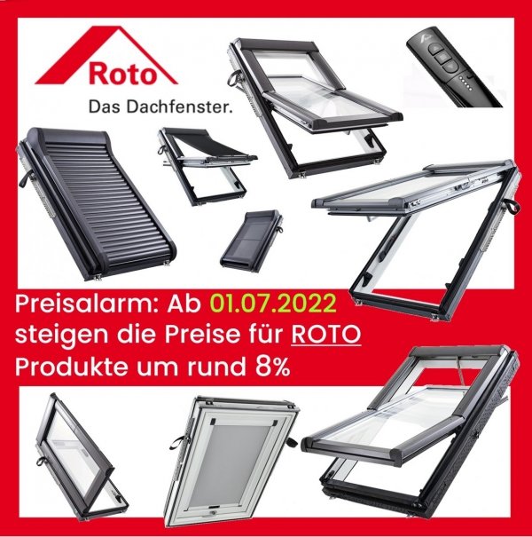 Außenrollladen Roto Designo ZRO F Automatische Rolladen gesteuert von der Fernbedienung für Dachfenster Roto Designo line