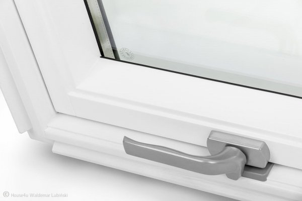 Dachfenster Schwingfenster KEYLITE BW 2-fach-Verglasung Thermal Uw=1,3 Dachfenster aus Holz: Weiss lackiert, Acryllack weiß farbe /  Boden-Griff