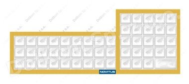 Gumowa pokrywa klawiatury do kasy fiskalnej Novitus Soleo / Soleo Plus