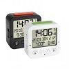 TFA 60.2528.02 BINGO budzik biurkowy zegarek elektroniczny z termometrem, biały