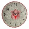 TFA 60.3025.10 zegar ścienny wskazówkowy filcowy 33 cm, szary