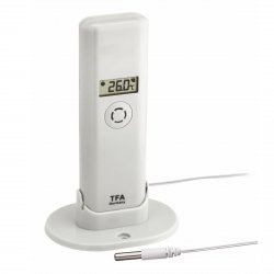 TFA 30.3304.02 czujnik temperatury i wilgotności bezprzewodowy z wodoszczelną sondą do WeatherHub Smart Home
