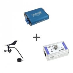 Papouch zestaw pomiarowy Meteo RS DSP z anemometrem i modułem przeciwprzepięciowym