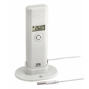 TFA 30.3304.02 czujnik temperatury i wilgotności bezprzewodowy z wodoszczelną sondą do WeatherHub Smart Home