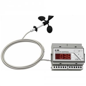 A-Ster A-144-R wiatromierz sygnalizacyjny anemometr rejestrator wiatru alarmowy