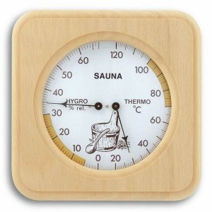 TFA 40.1007 termohigrometr do sauny czujnik temperatury i wilgotności mechaniczny 135 mm