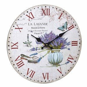 TFA 60.3045.14 zegar ścienny wskazówkowy vintage design średnica 33 cm