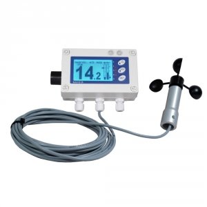 Navis Y410W wiatromierz sygnalizacyjny przewodowy anemometr mechaniczny wyjście przekaźnikowe alarm dźwiękowy i wizualny, WiFi