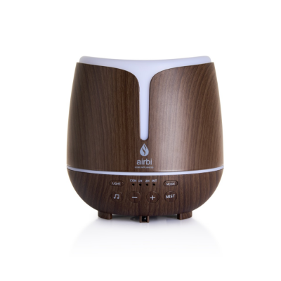 Airbi SONIC dyfuzor zapachów aromatyzer i nawilżacz powietrza ultradźwiękowy 2 w 1 ciemne drewno - OUTLET