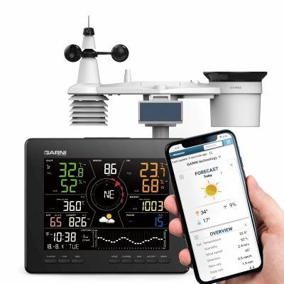 Garni 2060 ARCUS stacja pogody bezprzewodowa 7 w 1 internetowa WiFi prognoza 24h/7 dni