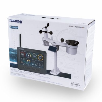 Garni 3075 ARCUS stacja meteo domowa pogody bezprzewodowa  9 w 1 internetowa WiFi dokładna prognoza 24h/14 dni