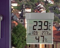 TFA 30.5020 VISION – termohigrometr okienny elektroniczny z dużym wyświetlaczem