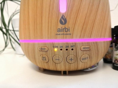 Airbi SONIC dyfuzor zapachów aromatyzer i nawilżacz powietrza ultradźwiękowy 2 w 1 biały T - OUTLET