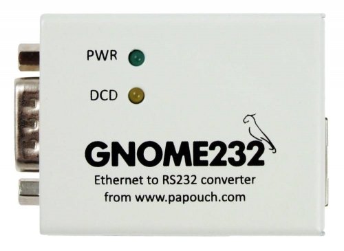 Papouch GNOME232 konwerter sygnału RS232 do Ethernet izolowany galwanicznie