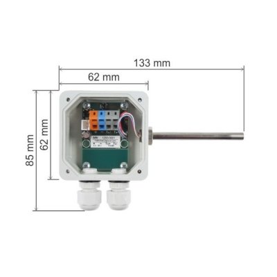 Papouch TQS4_O termometr przemysłowy RS485 (Modbus RTU) moduł temperatury zewnętrzny