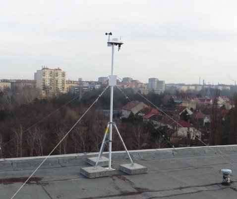 Davis 7716 maszt pomiarowy wolnostojący trójnożny 1,77 m