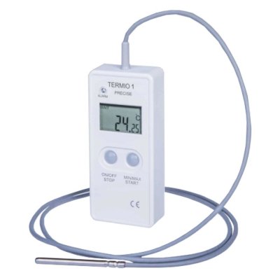 Termoprodukt TERMIO-1 rejestrator temperatury laboratoryjny precyzyjny data logger termometr Pt1000 sonda zanurzeniowa