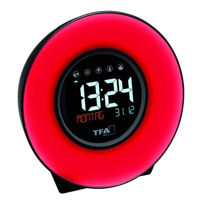 TFA 60.2023 MOOD LIGHT budzik biurkowy zegar elektroniczny 