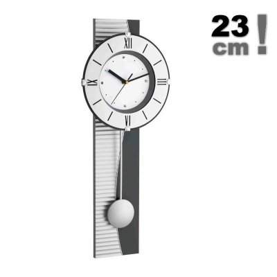 TFA 60.3001 zegar ścienny wskazówkowy z wahadłem średnica 23 cm