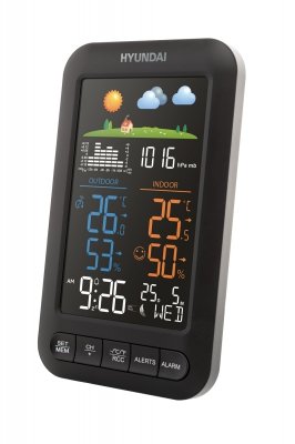 Hyundai WS 5110 – stacja meteorologiczna z czujnikiem zewnętrznym i DCF