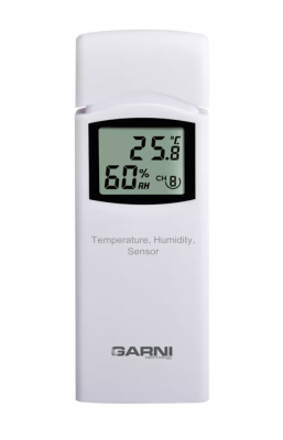 GARNI 092H – bezprzewodowy czujnik temperatury i wilgotności – 8 kanałów, 868 MHz