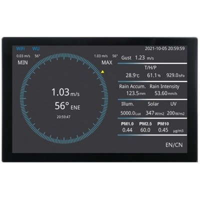 HongYuv DISPLAY panel wyświetlający operatorski TFT do stacji meteorologicznych RS485