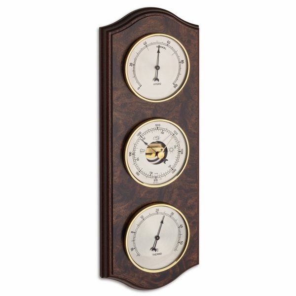 TFA 20.1076.20 B KOŁYSKA DUŻA stacja pogody tradycyjna mechaniczna barometr ścienny