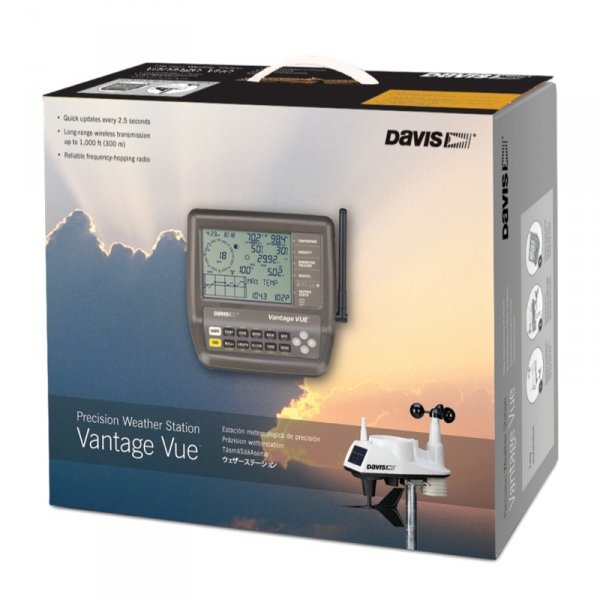 Davis Vantage Vue stacja meteorologiczna bezprzewodowa półprofesjonalna - zestaw mobilny USB
