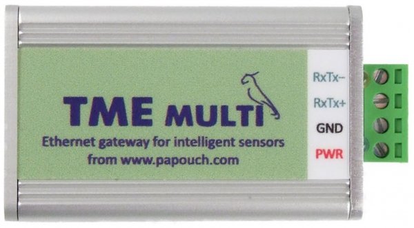 Papouch TME termohigrometr internetowy Multi RS485 do Modbus TCP, Ethernet, LAN, IP