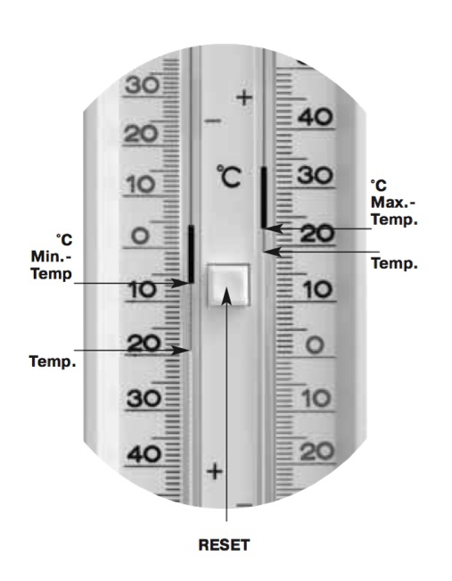 TFA 10.3014.02.01 termometr zewnętrzny cieczowy ekstremalny min / max