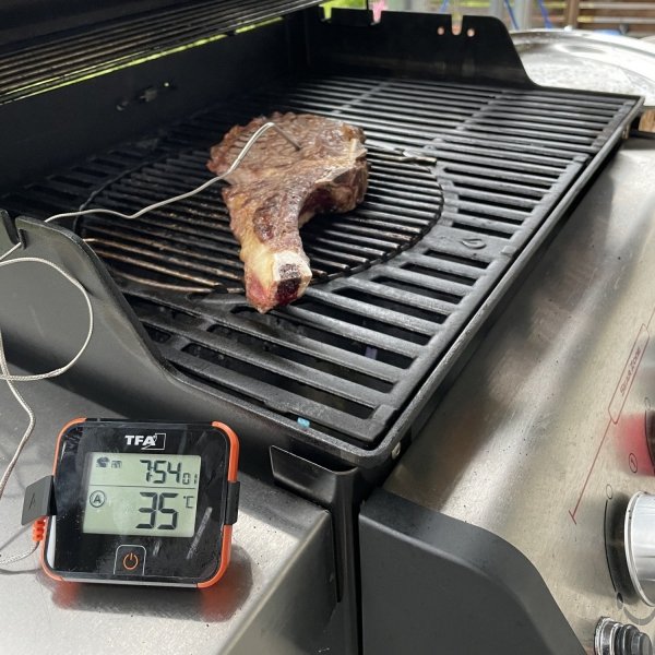 TFA 14.1514.10 BBQ termometr kuchenny  elektroniczny z sondą szpilkową do piekarnika na grilla