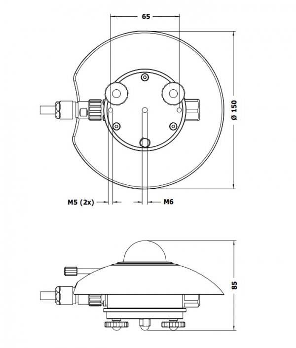 Hukseflux SR20-D2 czujnik promieniowania całkowitego pyranometr przemysłowy ISO klasa A