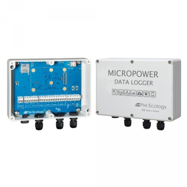 PM Ecology MICROPOWER rejestrator danych moduł transmisji GPRS/GSM